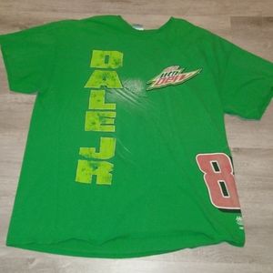 VTG Dale Earnhardt Jr Mountain Dew T Shirt